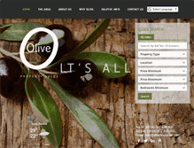 Tablet Screenshot of olivehouse-es.com
